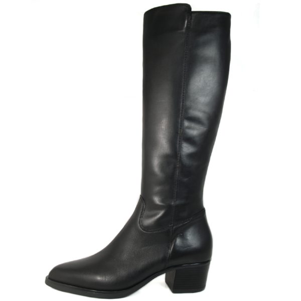 DLSPORT 5932 Nero Zwarte Lange Hak Laars