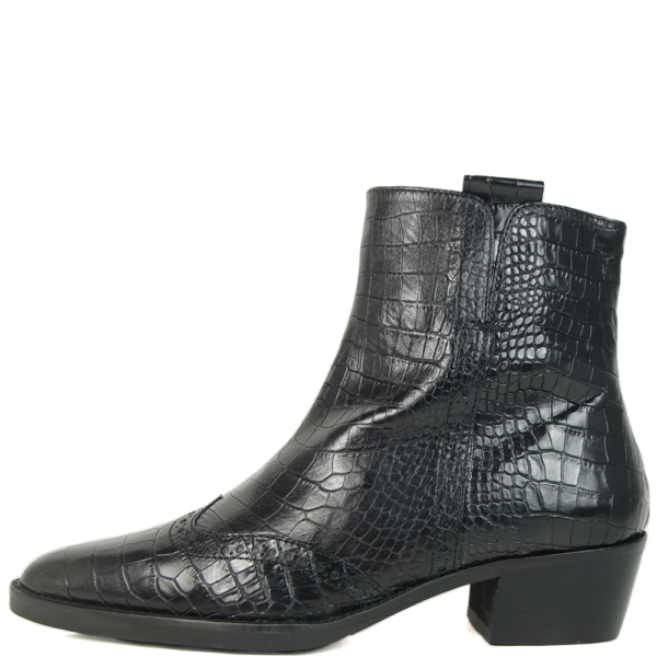 PEDRO MIRALLES 25276 Zwart Croco Laars